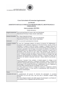 SCHEMA corso FORMAZIONE DOCENTI 2
