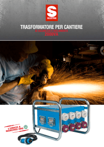 trasformatore per cantiere