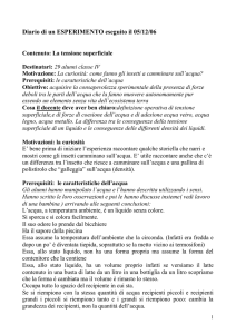 Attività sulla tensione superficiale