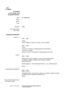 CV Piva Maura - Città Metropolitana di Milano