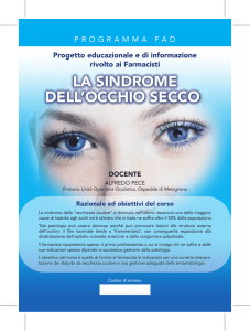 LA SINDROME DELL`OCCHIO SECCO