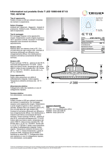 Informazioni sul prodotto Ondo T LED 10000-840 ET 03 TOC