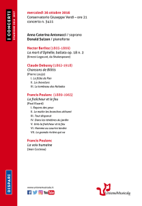 Programma di sala