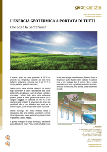 Cos`è la geotermia?
