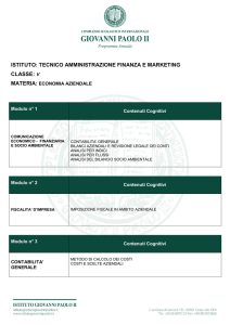 ISTITUTO: TECNICO AMMINISTRAZIONE FINANZA E MARKETING