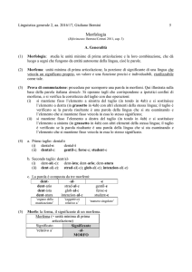 Materiali 5 - Morfologia