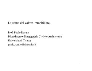 La stima del valore immobiliare File