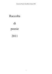 Raccolta di poesie 2011
