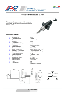 POTENZIOMETRO LINEARE SLS220
