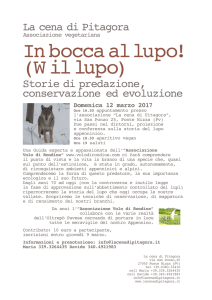 In bocca al lupo! (W il lupo)