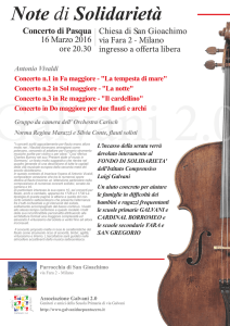 Programma - Chiesa di Milano