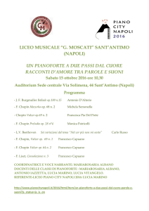 Programma - Istituto Superiore Tecnico Statale G. Moscati di Sant