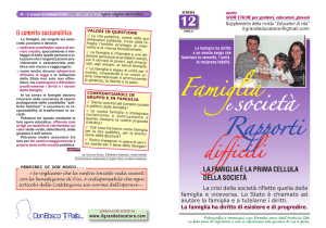 Famiglia e società Rapporti