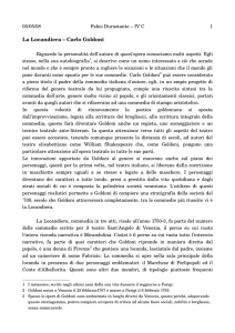La Locandiera – Carlo Goldoni