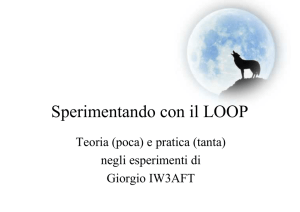 Sperimentando con il LOOP