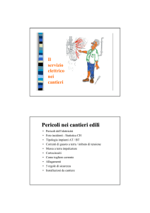 Pericoli nei cantieri edili