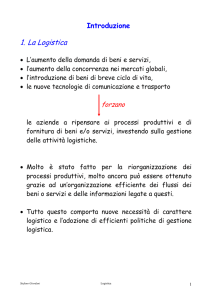 1. La Logistica