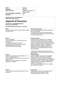 Appunti - SCIENZE STATISTICHE