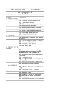 Programma Fisica 1^A