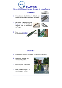 Presentazione Micro Hydro Blu