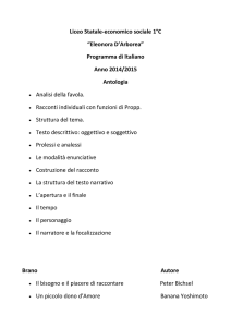 “Eleonora D`Arborea” Programma di Italiano Anno 2014/2015