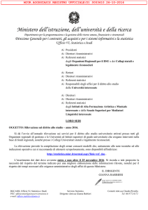 Ministero dell`istruzione, dell`università e della ricerca