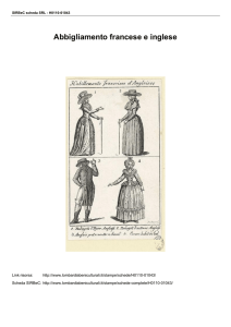 Abbigliamento francese e inglese