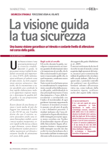 La visione guida la tua sicurezza - Centro Ottico Maffioletti S. R. L.