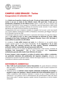 CAMPUS LUIGI EINAUDI - Torino
