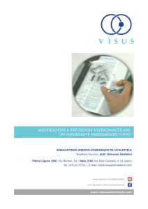 Miodesopsie - Visus | Ambulatorio