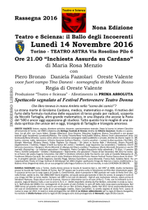 Programma Sala TORINO 14 Novembre 2016