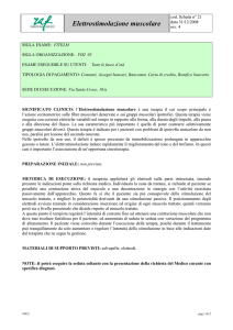 Elettrostimolazione muscolare