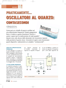 oscillatori al quarzo