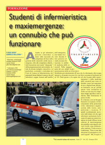 Studenti di infermieristica e maxiemergenze: un