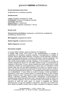 Scheda progetto Scuola elementare Anna Frank