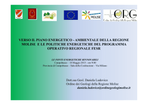 Dott.ssa Ludovico - Geotermia e PEAR Molise