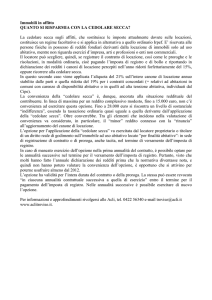 Quanto si risparmia con la cedolare secca?