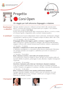 Corsi Open - Palestra della scrittura