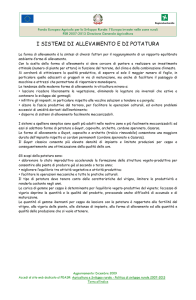 i sistemi di allevamento e di potatura