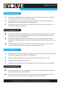 CORSO INDIVIDUALE DI GRAFICA PUBBLICITARIA COMPLETO