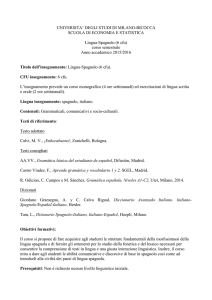 Lingua spagnolo_6cfu_ 2015-2016 - e-Learning
