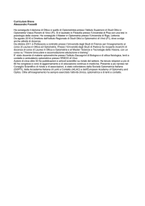 Curriculum Breve Alessandro Fossetti Ha conseguito il diploma di