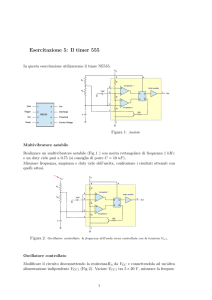 Esercitazione 5: Il timer 555