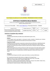 estetica e filosofia della musica