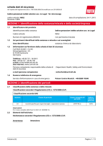 Scheda Dati di Sicurezza: Iodine-potassium iodide
