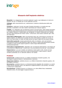 glossario impianto elettrico