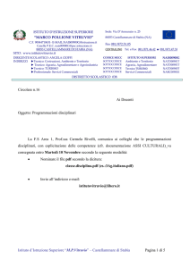 Avviso modalità di presentazione