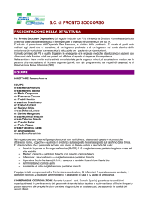 S.C. di PRONTO SOCCORSO - ASL n. 3 Bassano del Grappa