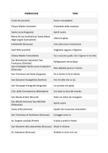 Tabella - Azione Cattolica Italiana di Siracusa