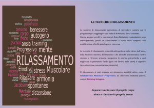 le tecniche di rilassamento